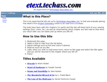 Tablet Screenshot of etext.techass.com